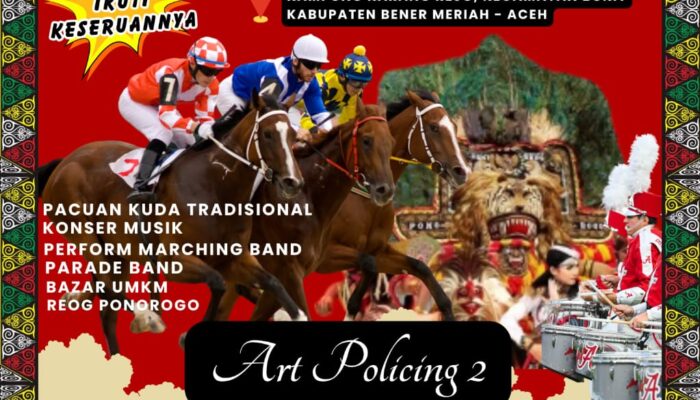 Polres Bener Meriah Gelar Event Art Policing 2