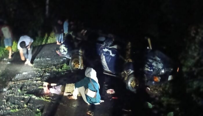 Mobil Kijang Masuk Jurang, 7 Luka 3 Meninggal