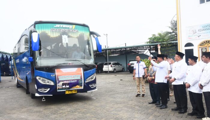 Wabup Deliserdang Lepas 126 Peserta Manasik Haji Nasabah PT Bank Sumut Cabang Lubukpakam