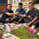 Bupati Salim Fakhry sebelah kiri, di tengah Anggota Komisi XIII DPR RI, Muslim Ayub SH sebelah kanan, Kapolres Agara, AKBP Yulhendri. Waspada/Seh Muhammad Amin
