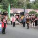 Wali Kota Wesly Silalahi (dua kanan) melepas peserta pawai Taaruf MTQN ke-57 tingkat Pematangsiantar di depan parkir pariwisata, Jl. Merdeka, Kamis (10/4).(Waspada-Ist).