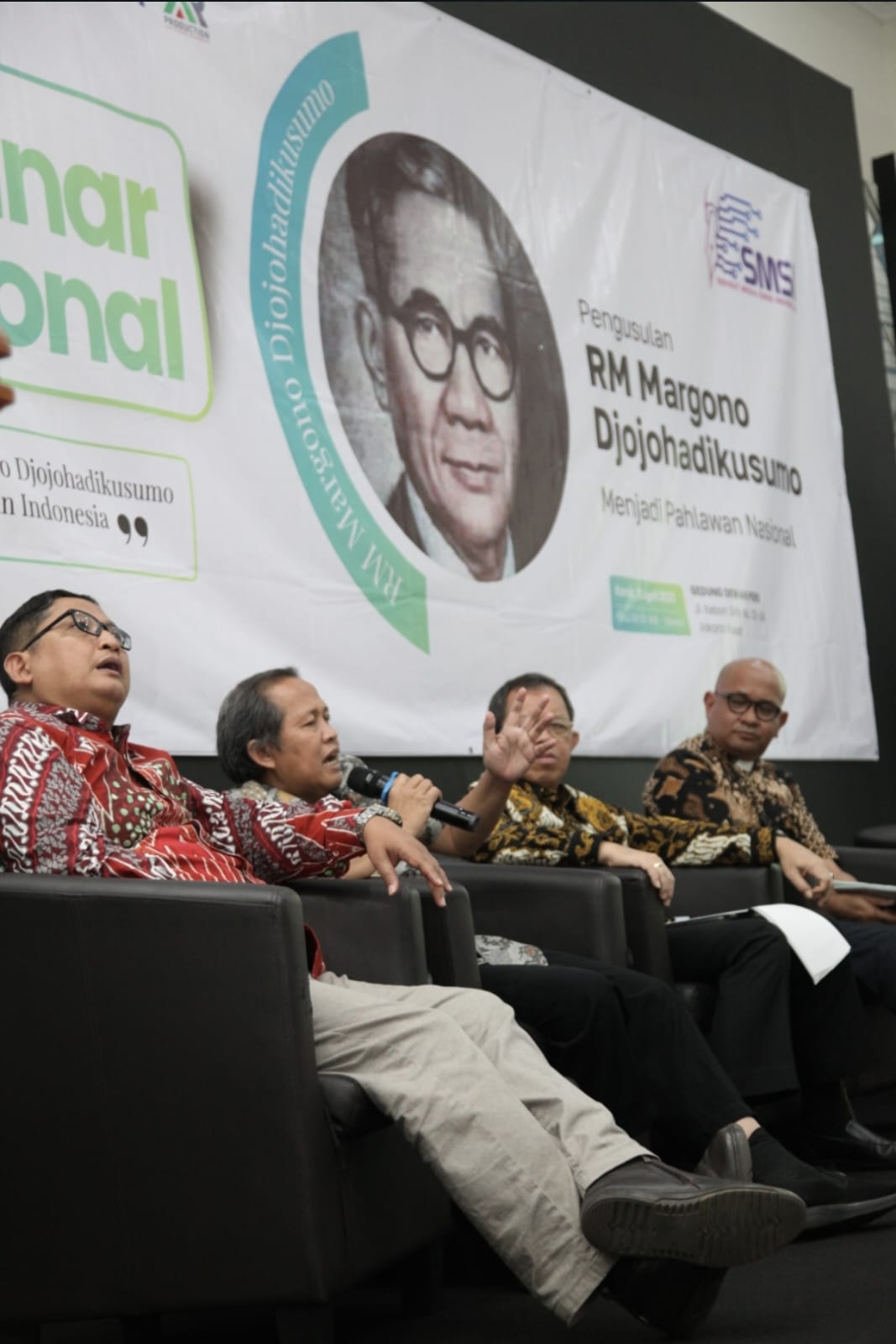 SMSI sosialisasi RM Margono sebagai pahlawan. (Waspada/ist).