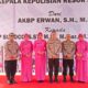 Dalam gambar acara kenal pamit Kapolres Sabang dan Ketua Bhayangkari yang baru dan yang lama. (Waspada/ist)