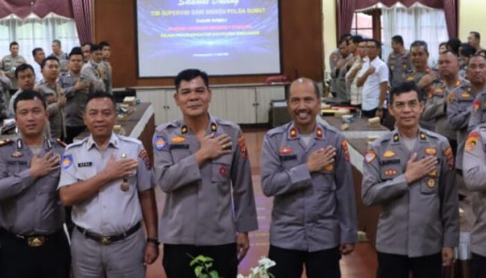 Tim Supervisi Bidang Keuangan Poldasu Supervisi Keuangan Di Polres P. Siantar