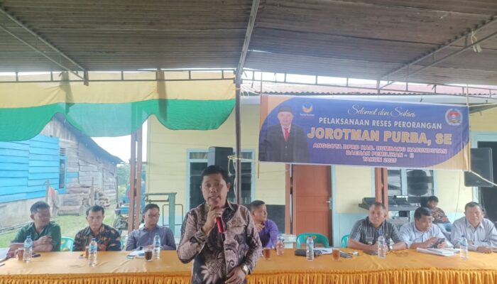 Anggota DPRD Humbahas Jarotman Purba Serap Aspirasi Masyarakat