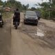 Jalan Lhoksukon - Cot Girek Rusak Parah, Akses Komoditi Perkebunan Terganggu