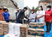 Ricky Anthony Kunjungi Dan Bantu Korban Kebakaran Di Bahorok