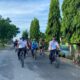 Gowes Ke Pasar Kamu Pantai Labu, Bupati dan Wabup Deliserdang Disambut Ribuan Pengunjung
