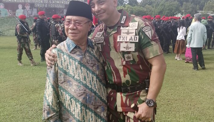 Putra Bungsu Darmili Dilantik Jadi Komandan Batalyon Kopassus