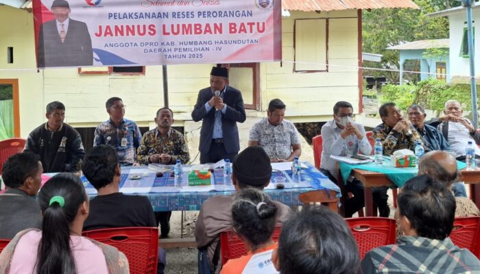 Jannus Lumban Batu Suarakan Aspirasi Rakyat Humbahas