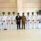 Bupati Aceh Besar, H Syech Muharram Idris dan Wabup Drs H Syukri A Jalil foto bersama 10 camat yang dilantik. (Waspada/Ist)