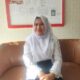 Kepala Seksi Penyelenggara Haji dan Umroh Kantor Kementerian Agama Kabupaten Deliserdang Hj.Nurlela, S.Ag, MSi, ketika memberi keterangan di Kantornya, Senin (14/4). (Waspada/Khairul K Siregar/B)