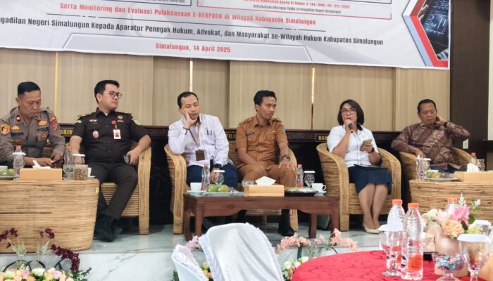 Sosialisasi Sistem E-Berpadu Di Pengadilan Negeri Simalungun