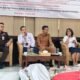 Kegiatan Sosialisasi Eksternal kepada APH dan Monitoring E-Berpadu di Pengadilan Negeri Simalungun, Senin (14/4).(Waspada/ist).