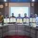 Wali Kota Banda Aceh Illiza Sa'aduddin Djamal melakukan penandatanganan (MoU) dengan empat Rumah Sakit Swasta di Banda Aceh, Selasa (15/04/25).(Waspada/T.Mansursyah)