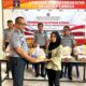 Kegiatan bakti sosial Lapas Kelas IIB Langsa  dalam rangka peringati HBP ke-61 tahun 2025, Selasa (15/4).Waspada/Munawar