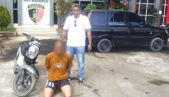 Resmob Polres Langsa Tangkap Pelaku Curanmor