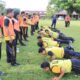 Polres Pematangsiantar melaksanakan tes kesamaptaan jasmani dan beladiri berkala Polri semester I TA 2025 dan pelaksanaannya setelah melalui tes kesehatan di lapangan Aspol Polres, Jl. Sangnaualuh, Selasa (15/4).(Waspada-Ist).