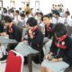PESERTA Calon Paskibraka mengikuti seleksi Pengetahuan Ideologi Pancasila (PIP) di Aula Hutamas, Doloksanggul. Waspada/Ist
