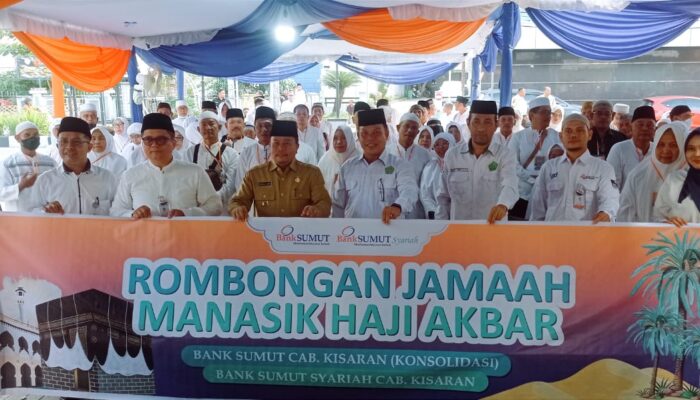 PT Bank Sumut Cabang Kisaran Lepas Manasik Haji Akbar