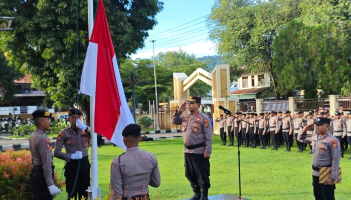 Polres Sabang Gelar Upacara Hari Kesadaran Nasional