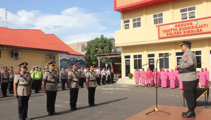 Kapolres Sibolga Pimpin Sertijab Tiga Jabatan