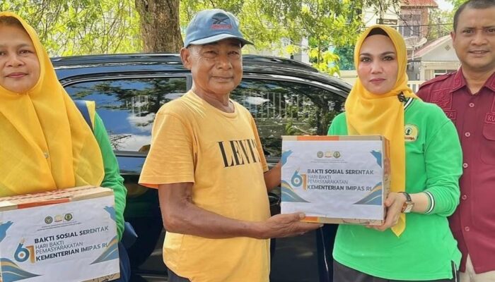 Meriahkan HBP, Lapas Narkotika Langsa Gelar Bakti Sosial
