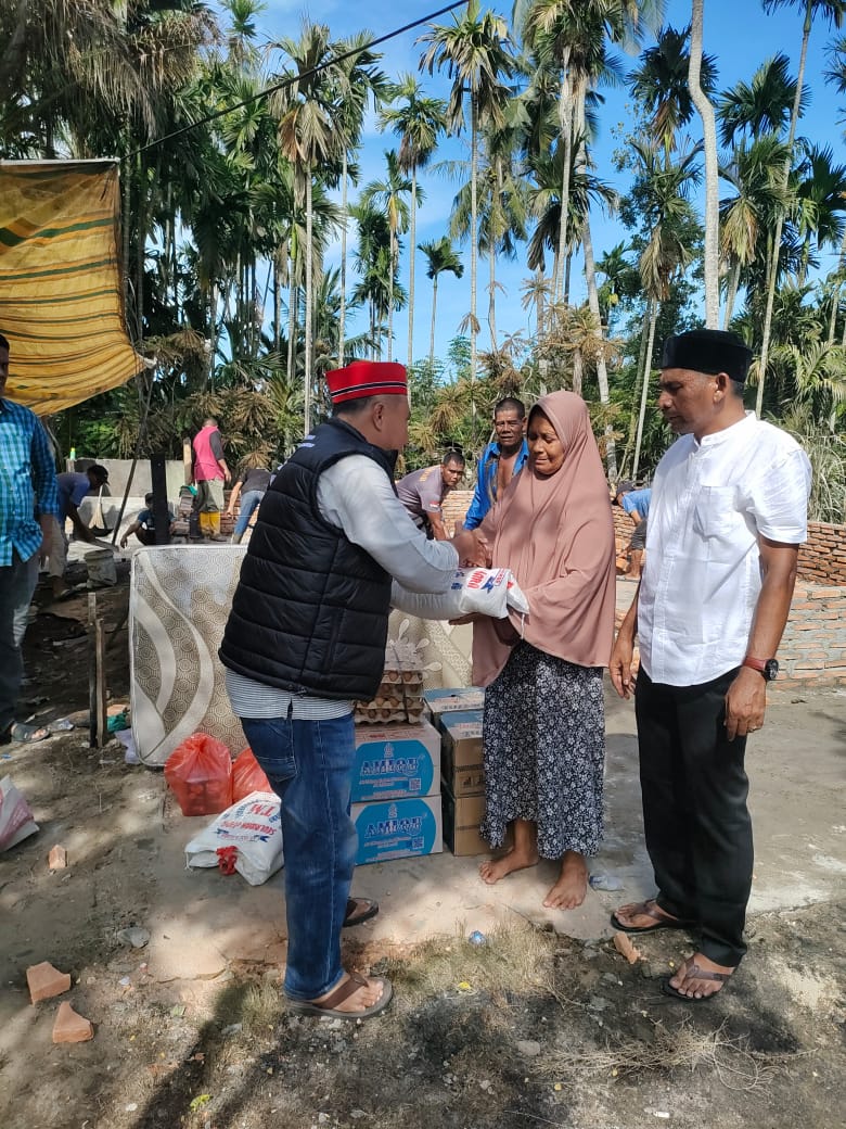 Meski Tidak Sempat Berkunjung, Zakiruddin Terus Peduli Musibah Warga
