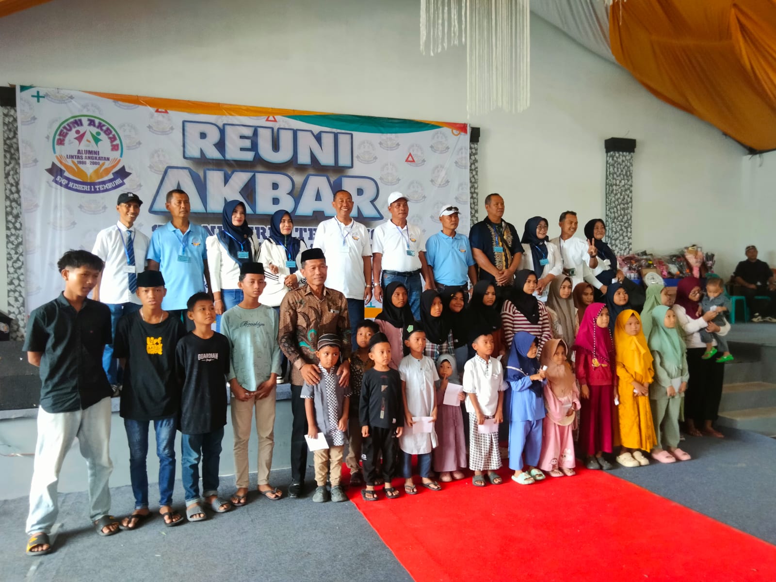 Meriah, Reuni Akbar Lintas Angkatan SMPN 1 Tembung