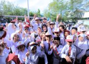 Senyum Ceria Siswa SD 20 Sambut Illiza Launching Dokter Saweu Sikula