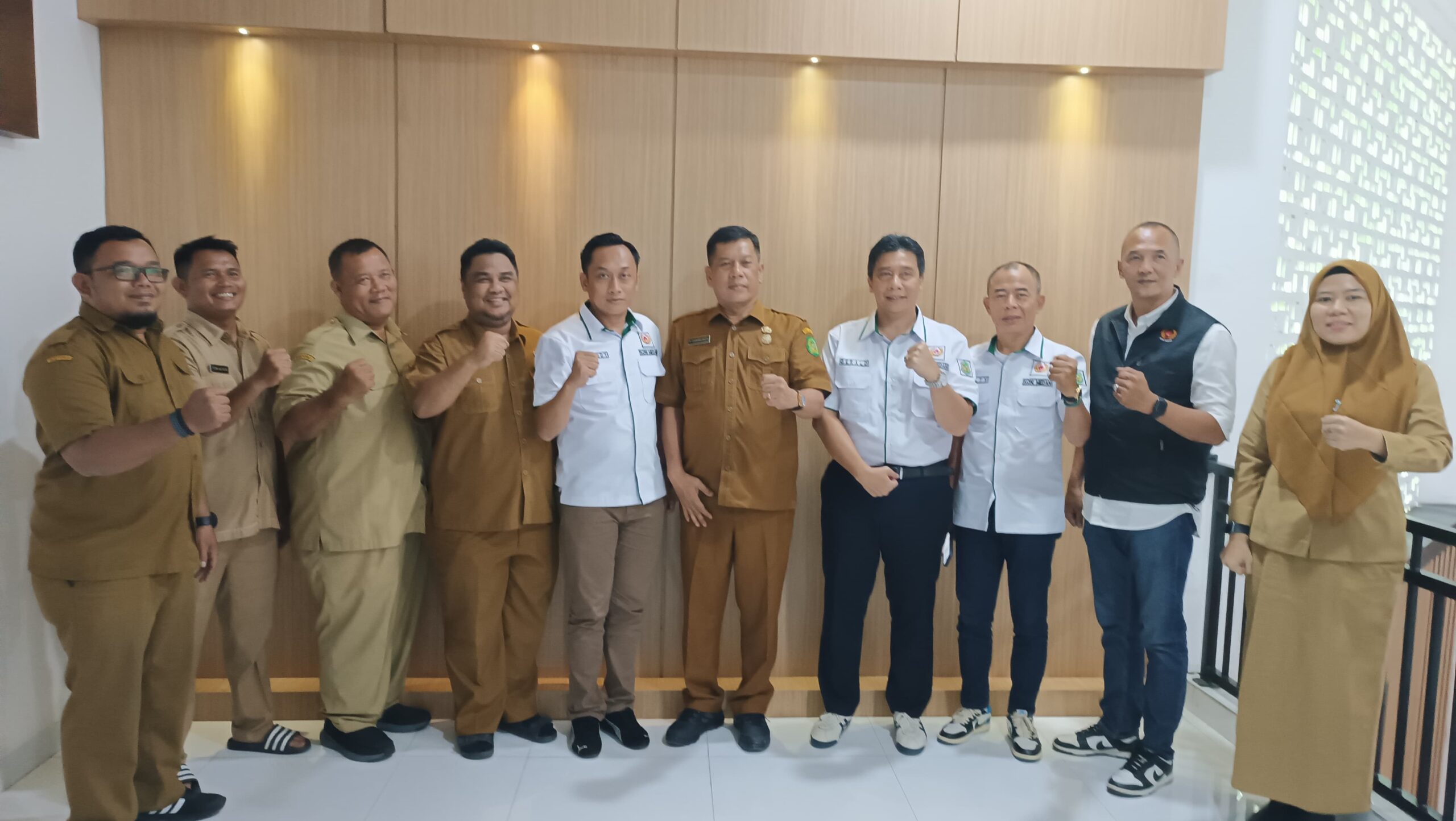 KONI Medan Audiensi Dispora