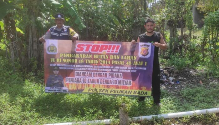 Polisi Edukasi Bahaya Pembakaran Hutan Dan Lahan