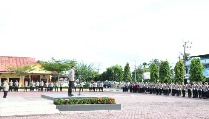 Apel Perdana, Kapolres Minta Personel Disiplin