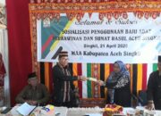 Pelaku Usaha Di Aceh Singkil Ikuti Sosialisasi Penggunaan Baju Adat Perkawinan