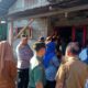 Wakapolres Binjai, Kompol RD Firman D, kawal kunjungan kerja Wamendukbangga. (Waspada/Raiha)