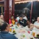 Bupati HM Salim Fakhry ngopi bareng bahas atas keberhasilan Polres Agara amankan 4 pemilik sabu seberat 1 Kg. Waspada/Seh Muhammad Amin