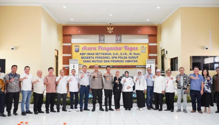 Bupati Langkat Sampaikan Terma Kasih Atas Pengabdian Kombes Pol Iwan Setyawan