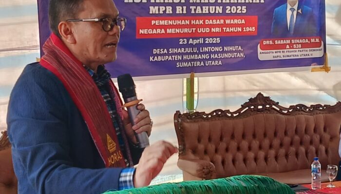 Anggota DPR-RI Sabam Sinaga Dorong Peningkatan Pendidikan Di Humbahas