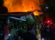 Sejumlah Rumah Di Belakang LP Klas II B Langsa Terbakar