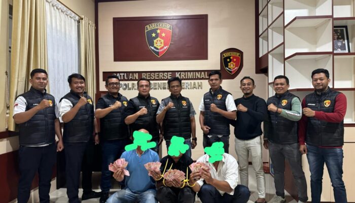 Tiga Pria Ditangkap Polres Bener Meriah Usai Peras Perangkat Desa, Modus Dari Media