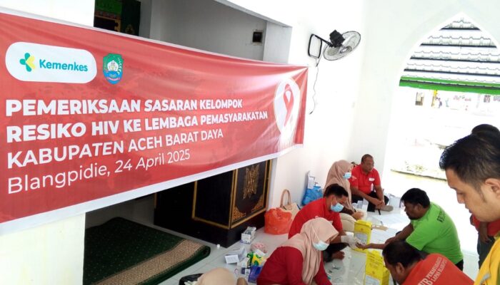 299 Warga Binaan Lapas Kelas IIB Blangpidie VCT HIV/AIDS