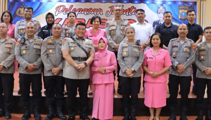 Polres P. Siantar Gelar Penyerahan Jabatan Dan Pelepasan Kabag Logistik