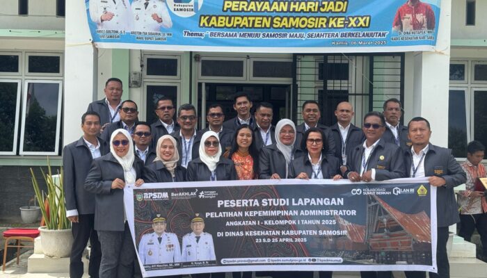 40 Peserta Diklat PKA BPSDM Sumut Studi Lapangan Ke Samosir