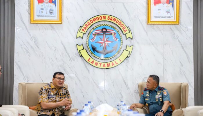 Asri Ludin Tambunan-Danlantamal I Belawan, Bahas Sinergi Keamanan Laut Dan Pembangunan Daerah