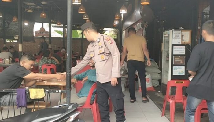 Antisipasi Curanmor, Personel Polsek Kutaraja Sampaikan Imbauan