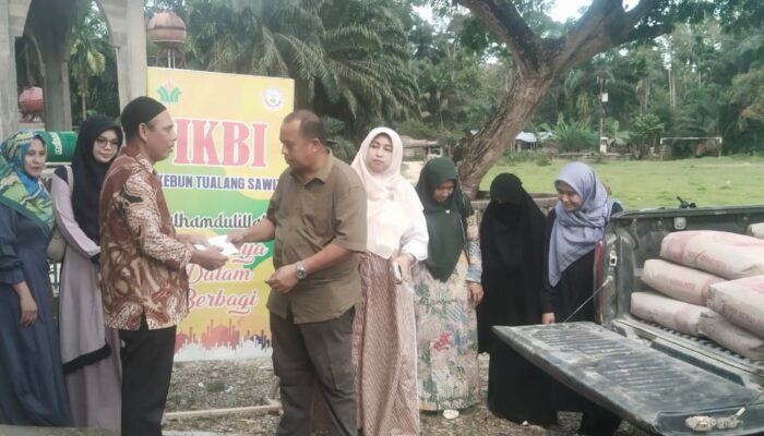 IKBI Kebun Tualang Sawit PTPN IV Regional 6 Bantu Pembangunan Masjid Nurul Iman