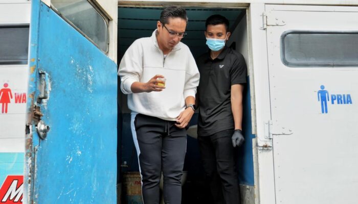 Rico Waas Dan Pejabat Pemko Tes Urine