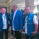KETUA DPD PAN Tapsel, H Borkat S.Sos MM, berbincang dengan Ketua Ondim di arena Muswil. Waspada/ist
