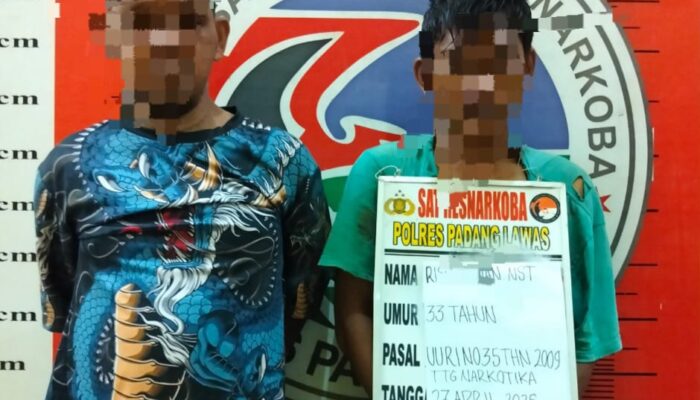 Tiga Hari Menjabat, Kasat Resnarkoba Polres Palas Berhasil Amankan Dua Pengedar Sabu