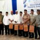 Pengurus Daerah Hikmad Pidie Jaya gelar Halalbihalal dan peusijuk jamaah haji Meureudu-Meurah Dua di asrama mahasiswa Kampung Ateuk Pahlawan, Kecamatan Baiturrahman, Banda Aceh, Minggu (27/04/25).(Waspada/T.Mansursyah)